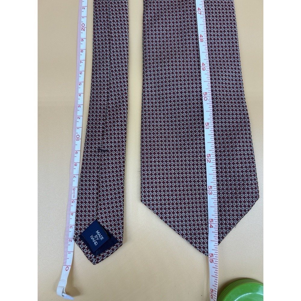 Polo Ralph Lauren Neiman Marcus Silk Tie Red Blue Geometric USA 55"